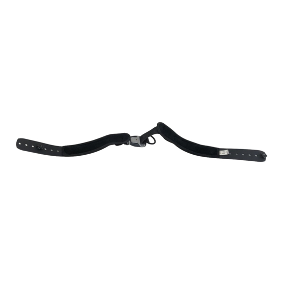 Bodypoint Evoflex EB205 Installation And User Instructions