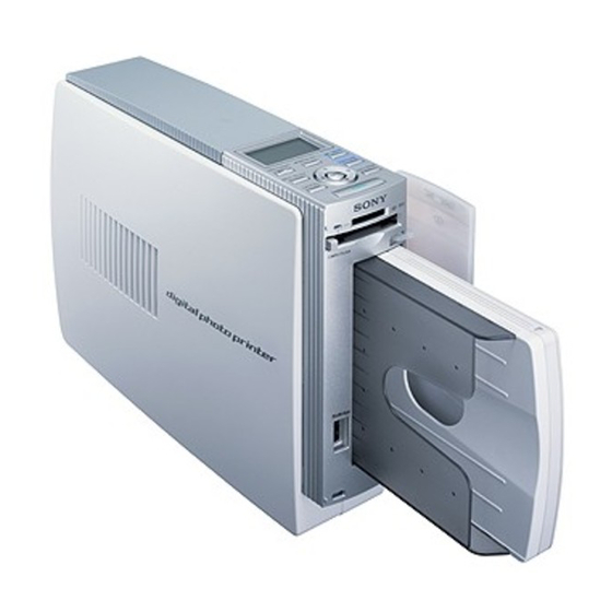 Sony DPP-EX50 Quick Start Manual