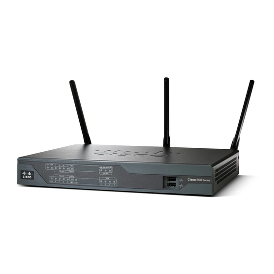 Cisco SRST - 881 EN Security Router Wireless Manual