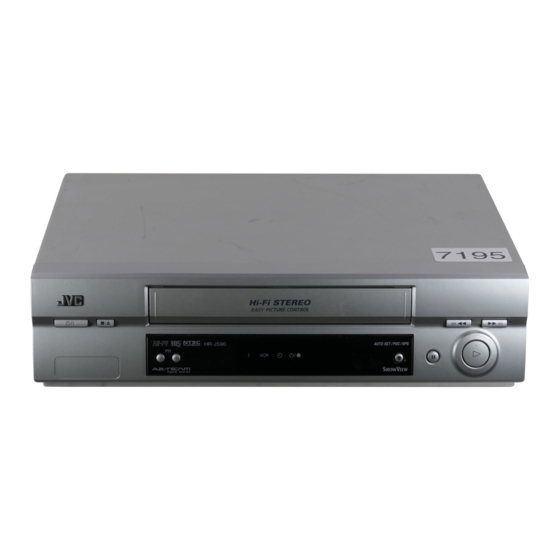 JVC J593 Instructions Manual