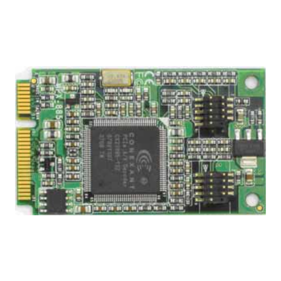 Commell MPX-885 User Manual