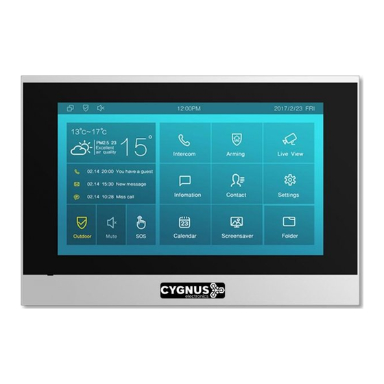 Cygnus VRX-307W Manual