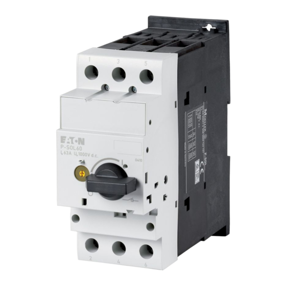 Eaton P-SOL60 Instruction Leaflet