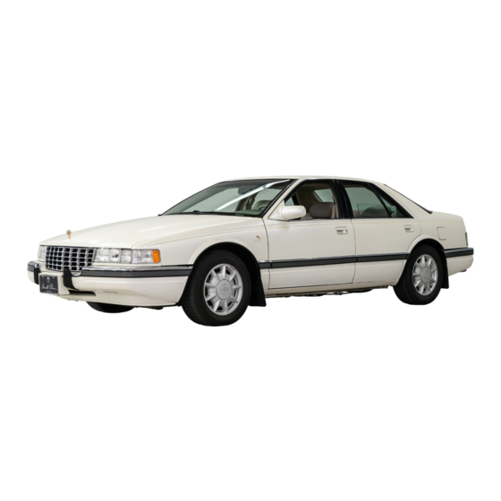 Cadillac 1997 Seville Owner's Manual