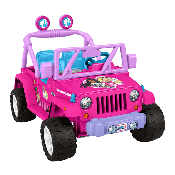 Power Wheels HGD19 Owner's Manual