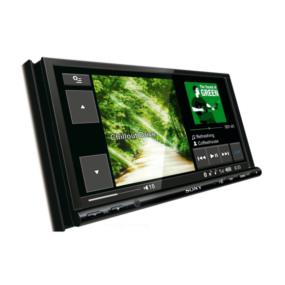 Sony XAV-72BT Specifications