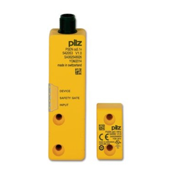 Pilz PSEN cs5.1n Operating Manual