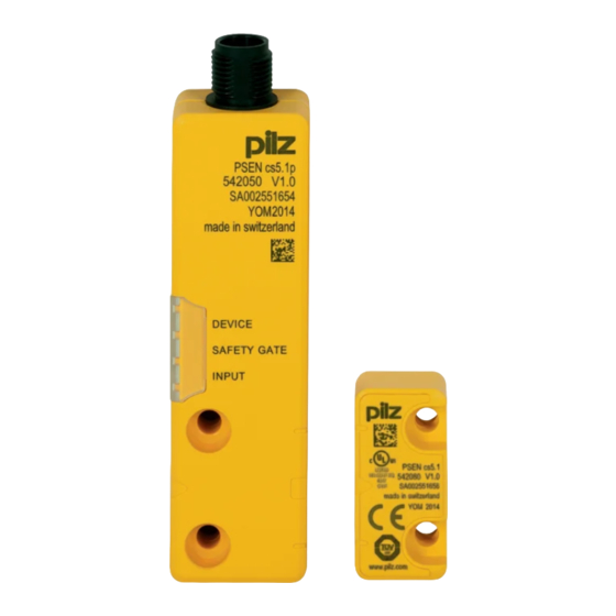 Pilz PSEN cs5.1n Operating Manual