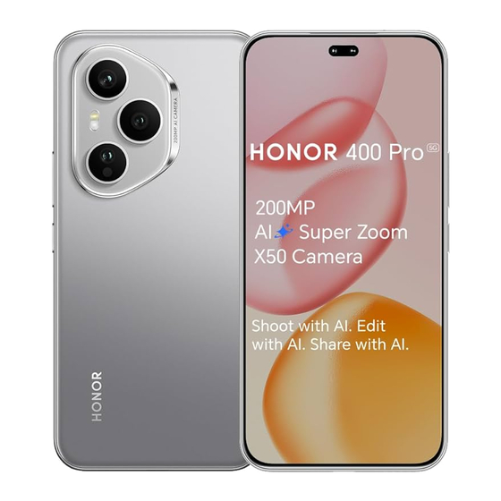 honor 400 Pro 5G User Manual