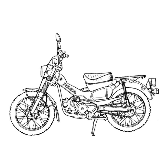 Honda CT110 Owner's Manual