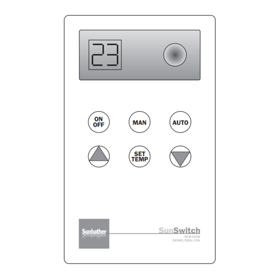 Sunbather SunSwitch Operating Instructions