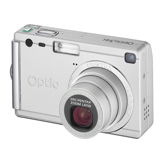 Pentax OPTIO S4I Operating Manual