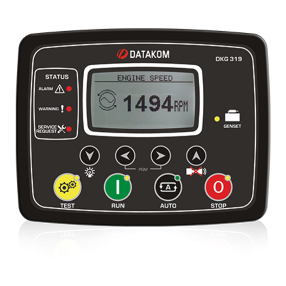 Datakom DKG-319 User Manual
