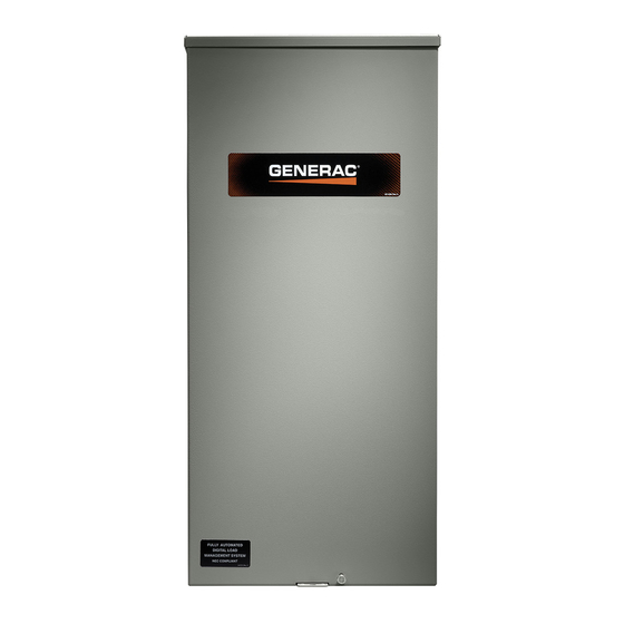 Generac Power Systems RXSW200A3F Manuals