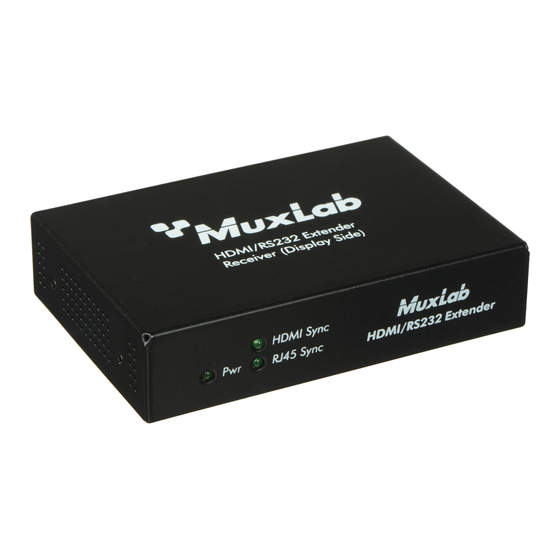 MuxLab 500454 Quick Installation Manual