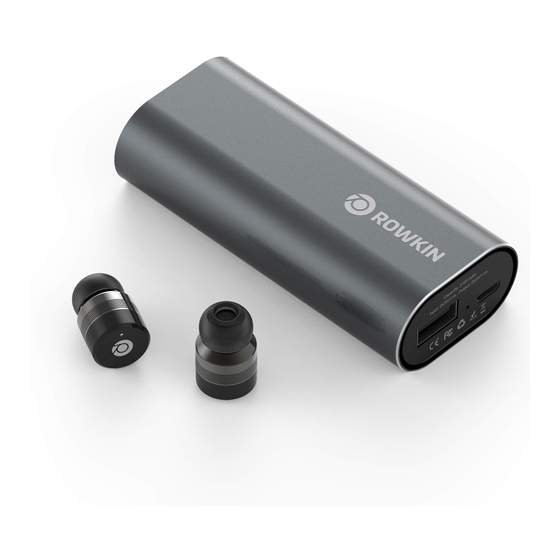 Rowkin BIT CHARGE TOUCH TRUE WIRELESS Manuals