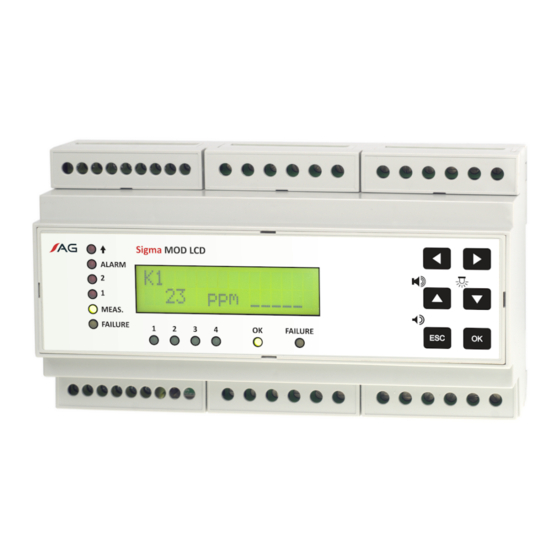 Atest Gaz Sigma MOD LCD User Manual