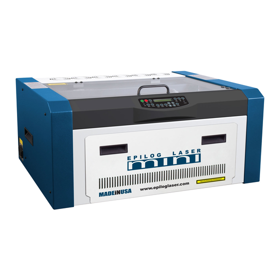 Epilog Laser MINI Quick Start Manual