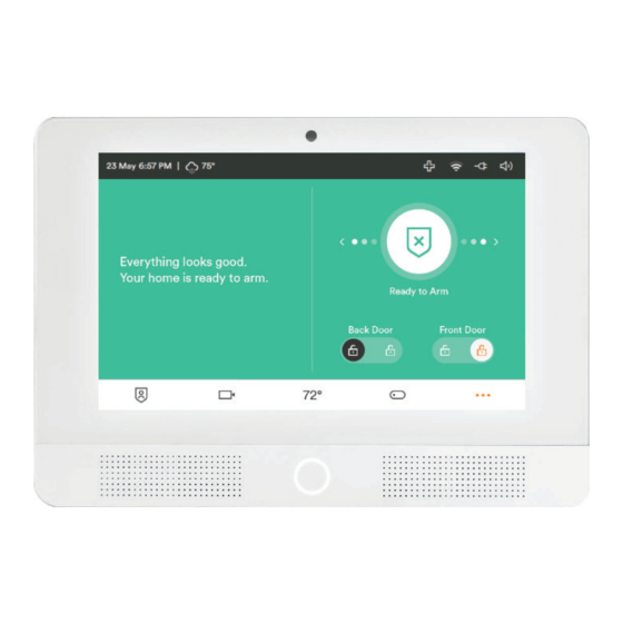 Vivint Glance Display Quick Reference