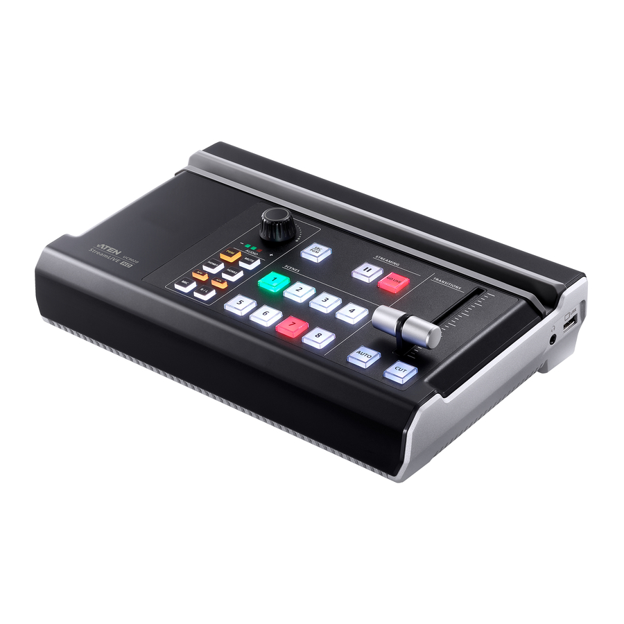 ATEN UC9020 - Multi-Channel AV Mixer Quick Start Guide