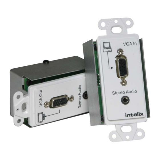 Intelix AVO-VGA2-WP Installation Manual