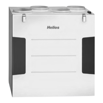 User Manuals: Helios KWL 500 W Heat recovery unit