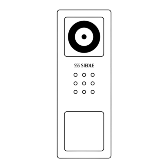 SSS Siedle CV 850-1-03 E Product Information