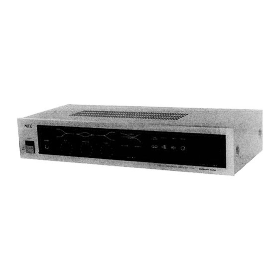 NEC Authentic Series Service Manual
