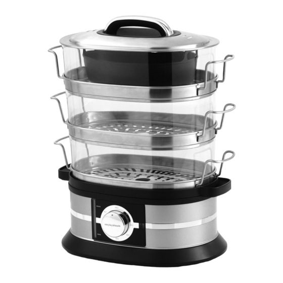 Morphy Richards 2-IN1 STAINLESS STEEL STEAMER Manual