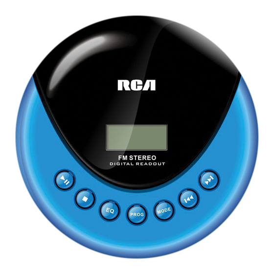 RCA RP3013 User Manual