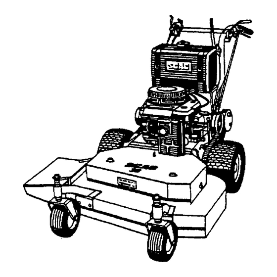 Scag Power Equipment SW36-13KH Technical Manual