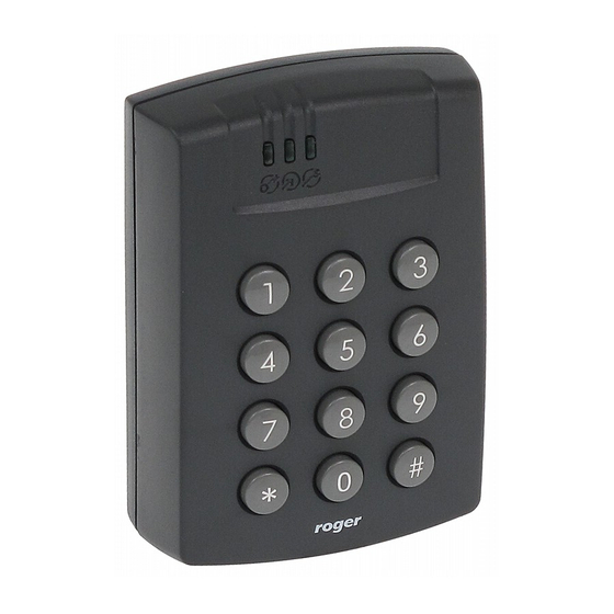 Roger PR612 Installation Manual