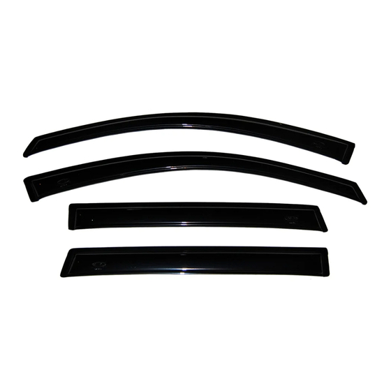 AVS Ventvisor Installation Instructions Manual
