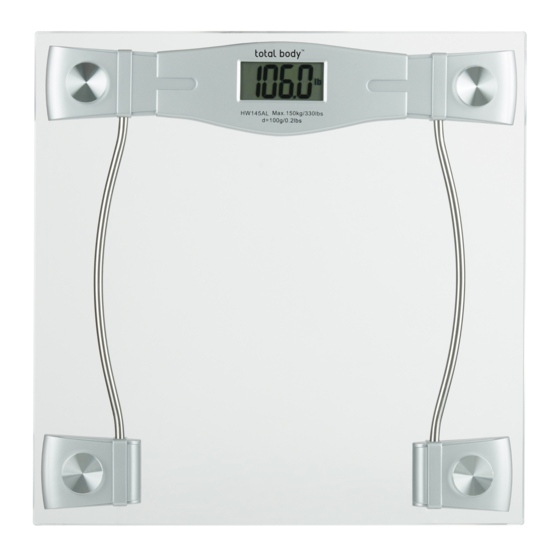 Masdel TOTAL BODY HW145AL Quick Start Manual