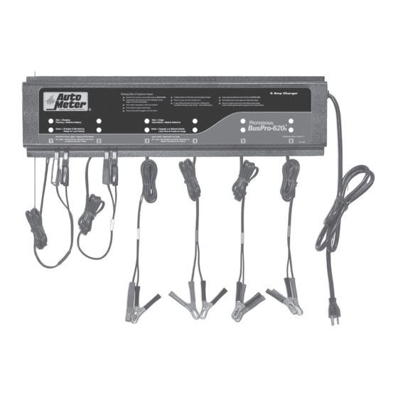 Auto Meter Professional BusPro-620s Instruction Manual