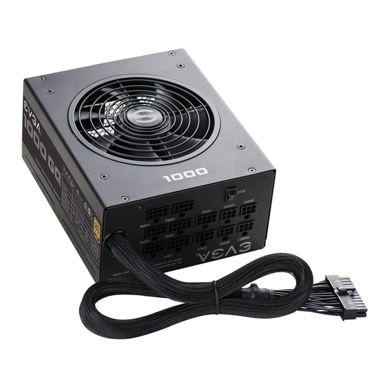 EVGA GQ Series Power Supply Manuals