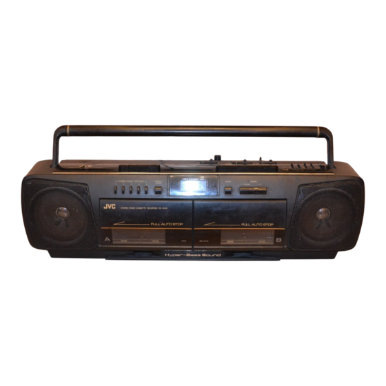 JVC RC-W410B Instructions