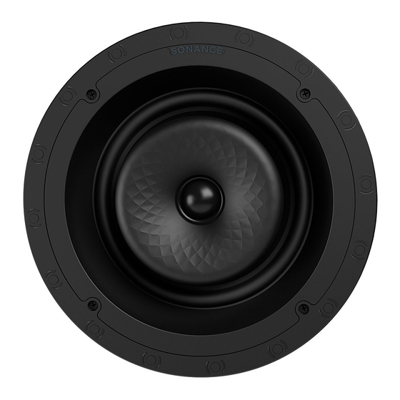 Sonance VX60R Installation And Support Manual