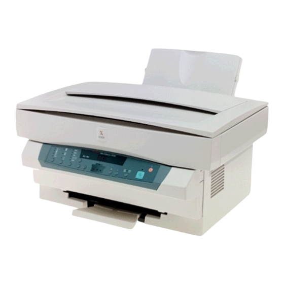 Xerox WorkCentre XE80 User Manual
