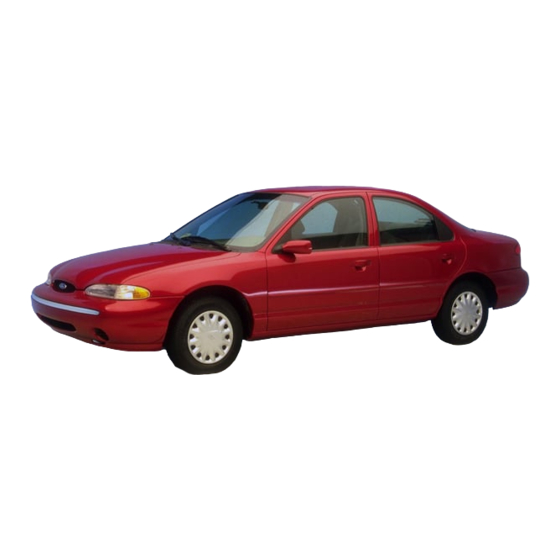 Ford 1998 Contour Owner's Manual