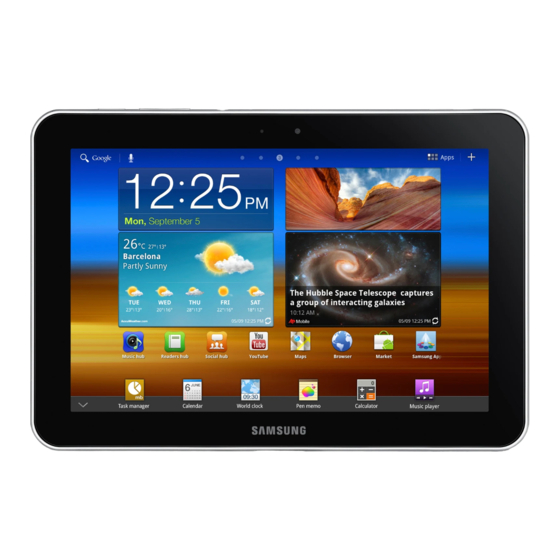 Samsung GALAXY Tab 8.9 User Manual
