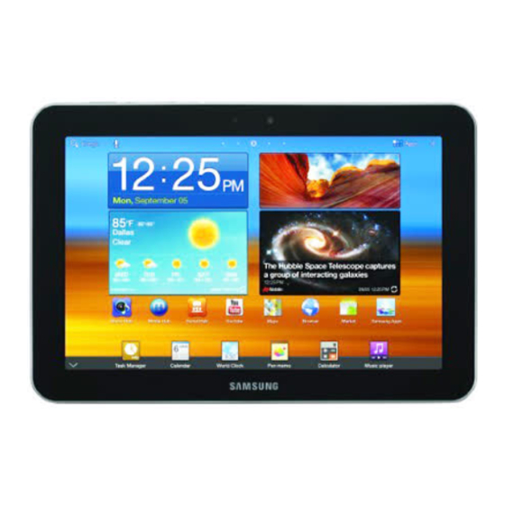 Samsung Galaxy Tab 8.9 User Manual