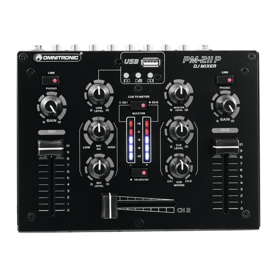 Omnitronic PM-211P User Manual