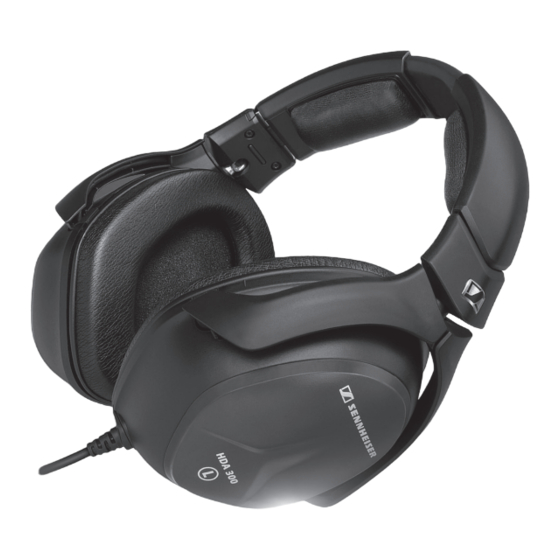 Sennheiser HDA 300 Instruction Manual