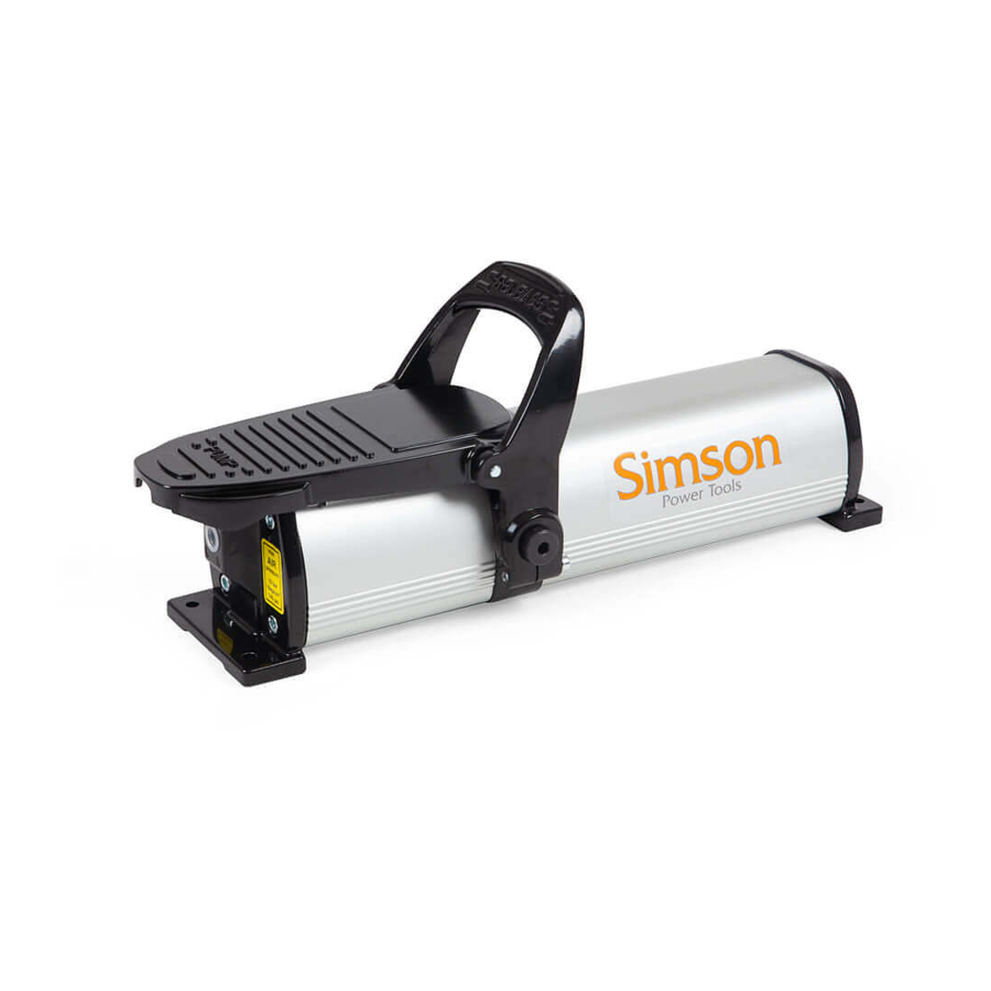 Simson AHP 1000 Series Operating Instructions Manual