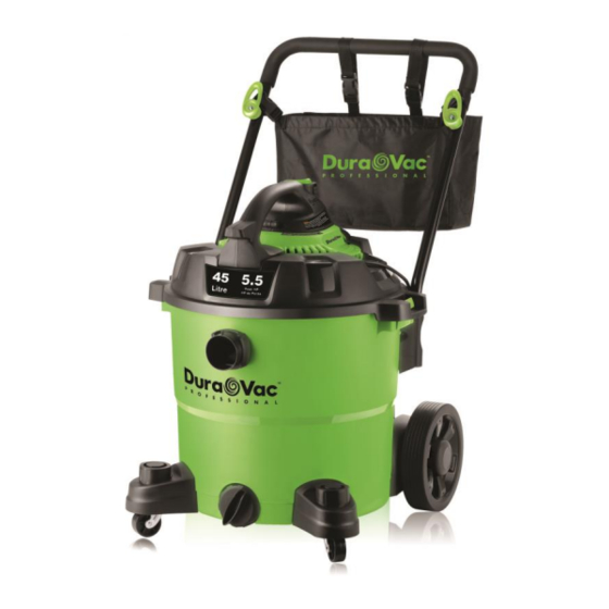 Dura Vac CVBV1211PWT Operator's Manual