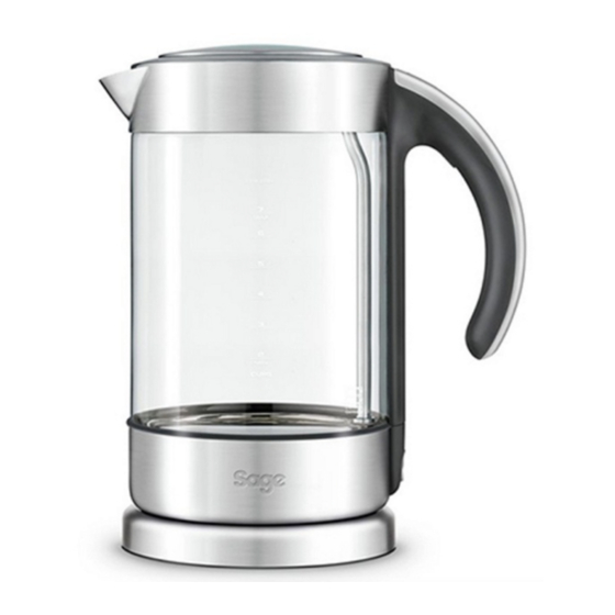 Sage Crystal Clear BKE750 Quick Manual