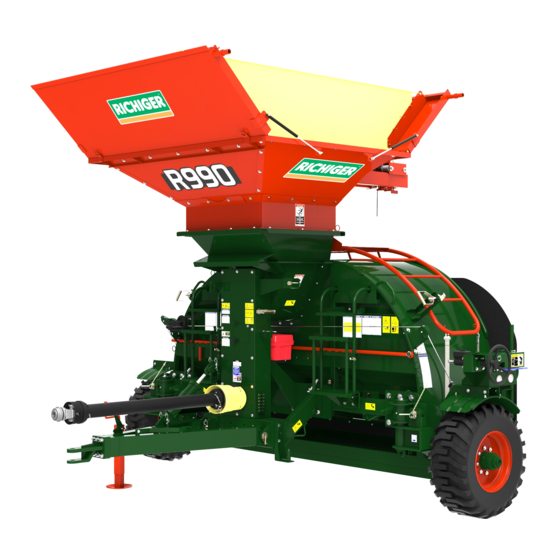 User Manuals: Richiger R990 Grain Bagging Machine