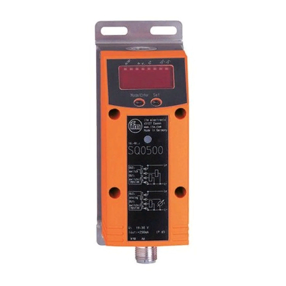 IFM Electronic SQ0500 Operating Instructions Manual