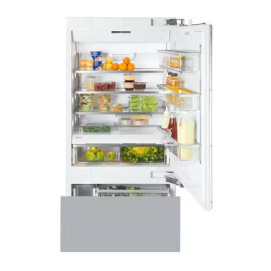Miele K 1911 SF Operating And Installation Manual